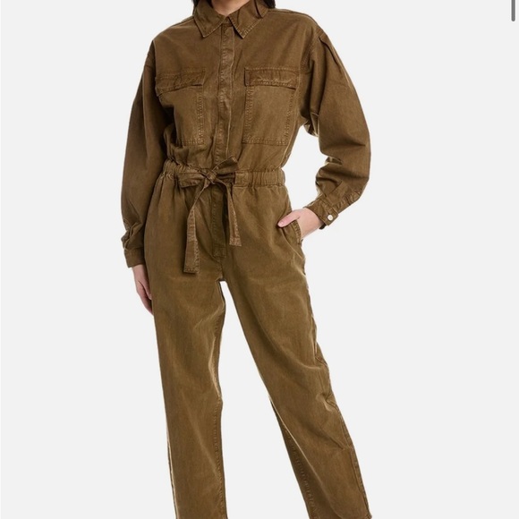 Good American Pants - Good American 🇺🇸 Cinched jumpsuit🎉🎉🎉Host Pick. Size 1= small color is FOG